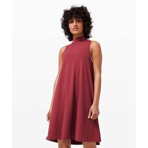 Lululemon All Aligned A-line Dress Chianti Size 6